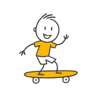 Bir Tutkulu ve Aktif Kişi Sokaklar Arasında Paten Yaparak ve Günlük Yaşamın Ritmini Sportif Bir şekilde Yakalayarak.