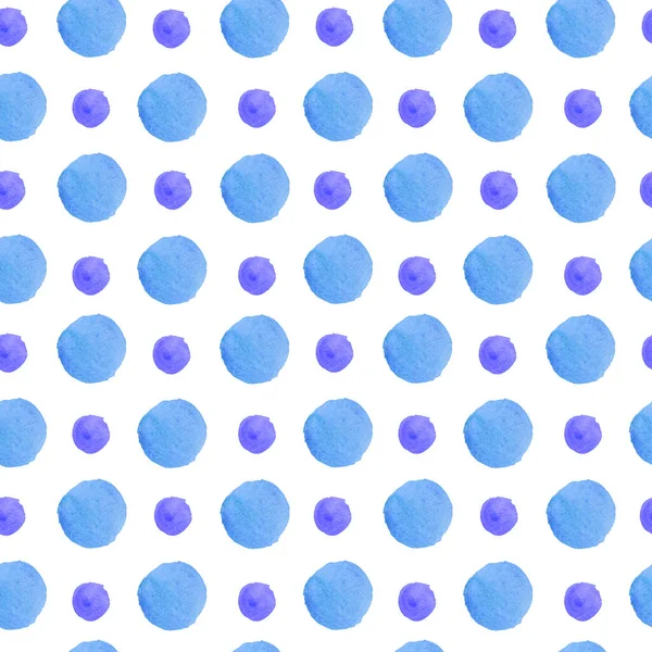 Stampa Statica Con Cerchi Blu Viola Sfondo Bianco Isolato Dipinto — Foto Stock