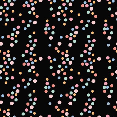 Siyah izole edilmiş arkaplanda soyut şekillere sahip suluboya desen. Pembe, altın, el boyası dokuma ile turkuaz baskı. Tekstil, duvar kağıdı, ambalaj kağıdı tasarımları.