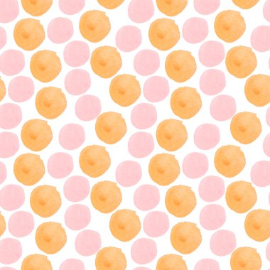 Suluboya deseni, soyut renkte soyut şekiller. Beyaz izole edilmiş arka planda lekeli ve lekeli bebek izi. Karışık medya sanatı. Kumaş, ambalaj kağıdı ve tekstil tasarımları