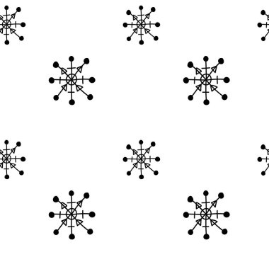 İzole edilmiş beyaz arka planda siyah çizgili İskandinav tarzı kar tanecikleri. Kış, İskandinav tarzı el yazısı. Tekstil tasarımları, ambalaj kağıtları, ambalaj kağıtları..