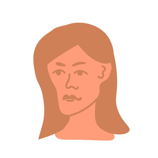 Portrait Homme Avec Une Barbe Représentant Dessin Main Race Lgbt — Image vectorielle