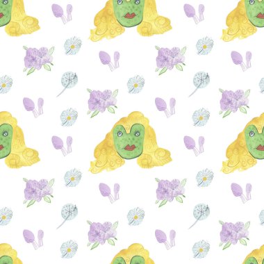 Beyaz izole edilmiş arka plan karalama tarzında Sihirli Kurbağalar ile suluboya Desenleri. Evcil hayvanlar, cadılar bayramı baskısı el çizimi. Kağıt, kumaş, defter, tekstil, ambalaj, duvar kağıdı, duvar kağıdı için tasarımlar..