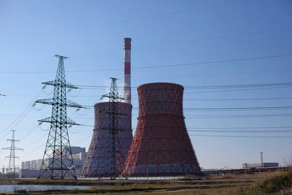 Zentrale elektrische Wärmeversorgung — Stockfoto