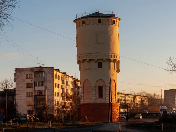 Petrozavodsk Rusia Diciembre 2020 Antigua Torre Agua Torre Piedra — Foto de Stock