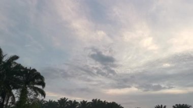 Kırsal kesimde sabahın erken saatlerinde gün doğumu gökyüzü.