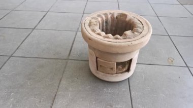 Eski Tao Çin kil ocağının görüntüleri.