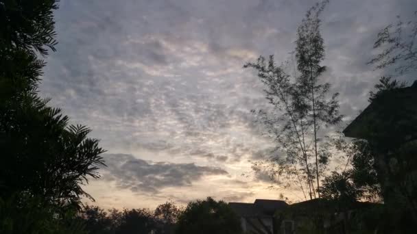 Imagens Olhar Para Cena Colorida Céu Amanhecer Zero — Vídeo de Stock