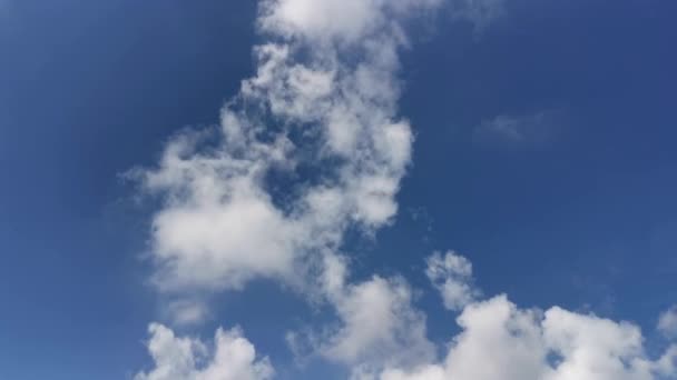 Time Lapse Σκηνή Του Όμορφου Γαλάζιου Ουρανού Ημέρας — Αρχείο Βίντεο