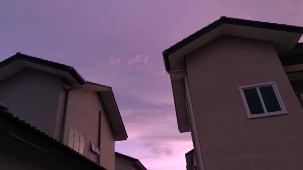 Imágenes Del Hermoso Cielo Mañana — Vídeo de stock