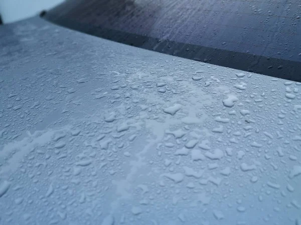 Morning Mist Exterior Car Surface — Stock Photo, Image