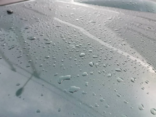 Morning Mist Exterior Car Surface — Stock Photo, Image