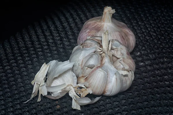 Close Shot Van Allium Sativum Kruidnagel Plant — Stockfoto