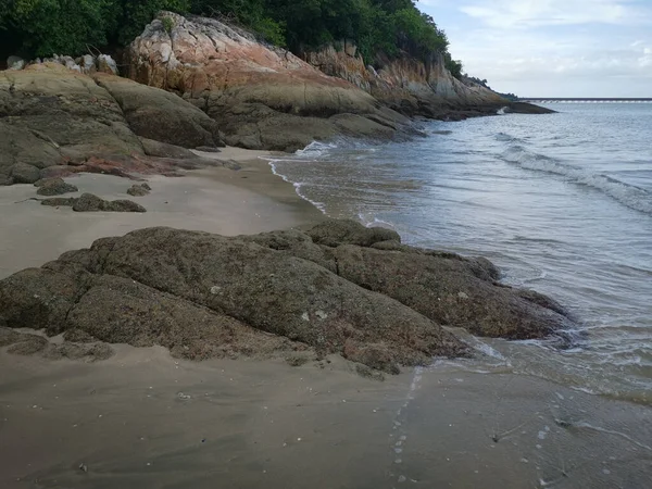 Scenery Beautiful Rocky Beach — Stock Photo, Image