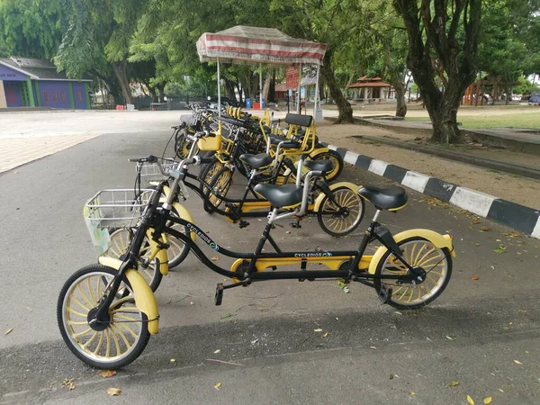 Perak Malasia Abril 2021 Escena Ciclodios Negocio Inteligente Marca Bicicletas — Foto de Stock