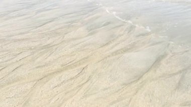beach erosion due to sea water flowing