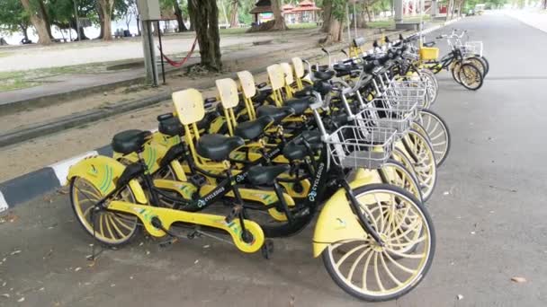 Perak Malaysia April 2021 Scen Cycledios Smart Malaysiska Cykel Varumärke — Stockvideo