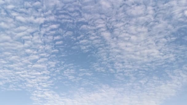 Escena Lapso Tiempo Nube Blanca Movimiento — Vídeo de stock