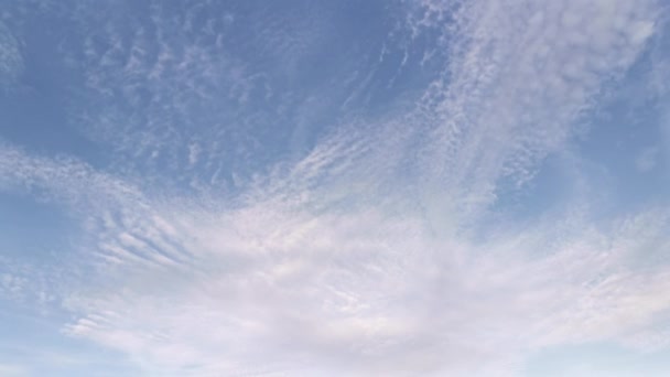 Escena Lapso Tiempo Nube Blanca Movimiento — Vídeo de stock