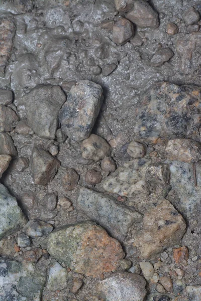 Texture Muddy Gravel Surface — Stock Photo, Image