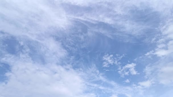 Escena Lapso Tiempo Nube Blanca Movimiento — Vídeo de stock