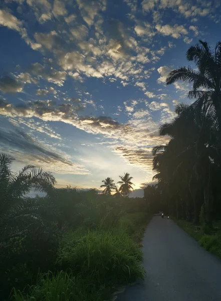 Pemandangan Matahari Terbit Sekitar Kota Cina — Stok Foto