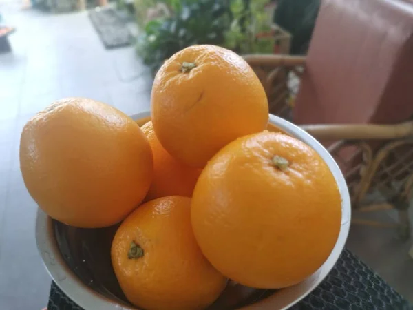 Много Распространенного Tangerine Оранжевого Дисплее — стоковое фото