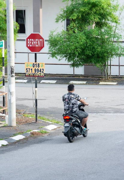 Perak Malasia Julio 2021 Escena Del Vehículo Conduciendo Fuera Alrededor —  Fotos de Stock