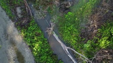 Hava sahnesinde bitki örtüsüne ya da yerden yükselen herhangi bir nesneye bakıyoruz..  
