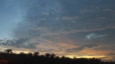 Sessiz Asya çiftliğinde, sabahın erken saatlerinde gökyüzüne bakıyorum..