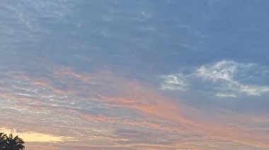 Sessiz Asya çiftliğinde, sabahın erken saatlerinde gökyüzüne bakıyorum..