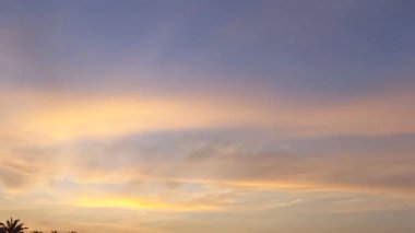 Güzel sisli sabahın erken saatlerinde huzurlu kırsal bölgede gökyüzüne bakıyorum..