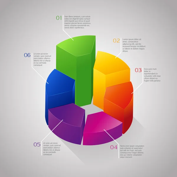 Cirkel diagram — Stock vektor