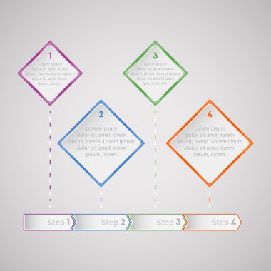 vektör Infographic arka plan