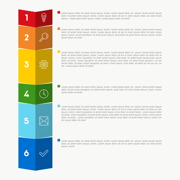 Diagrama colorido del vector — Archivo Imágenes Vectoriales