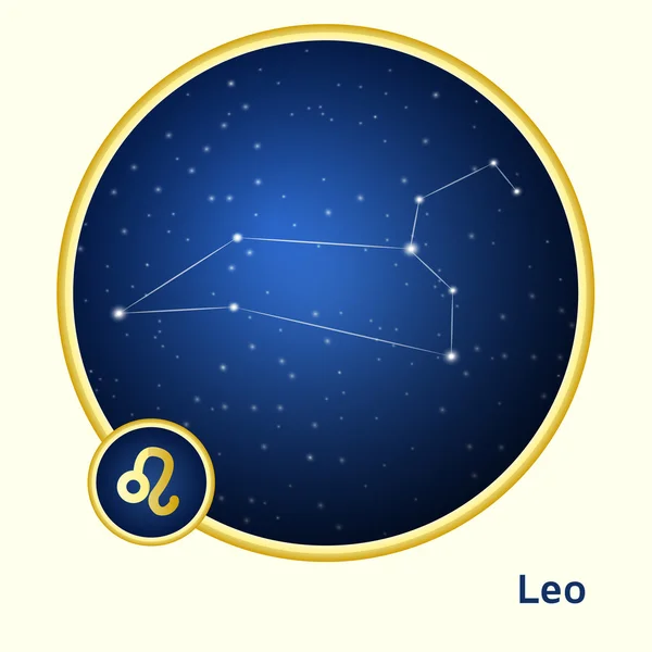 Leo sterrenbeeld — Stockvector