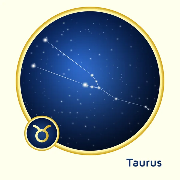 Constelação de taurus —  Vetores de Stock