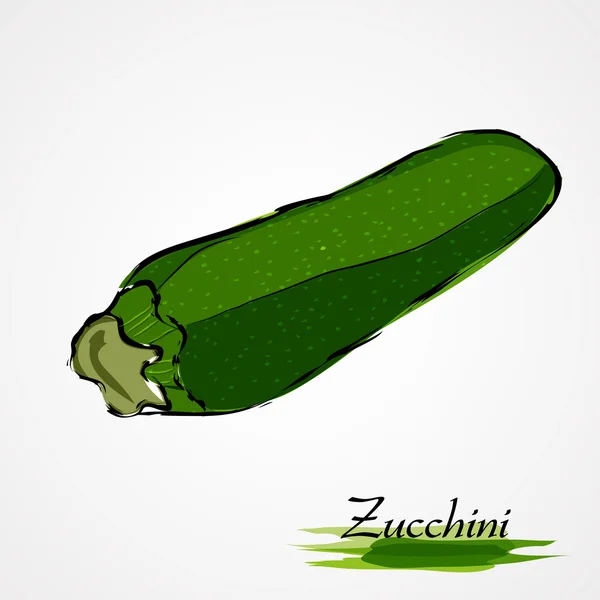 Courgettes — Image vectorielle