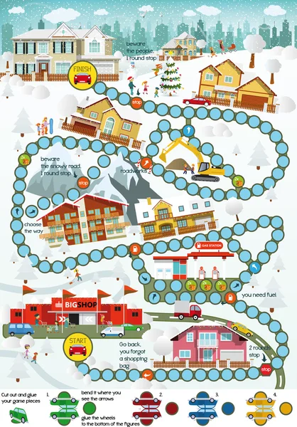 masa oyunu (cartoon city) - kış