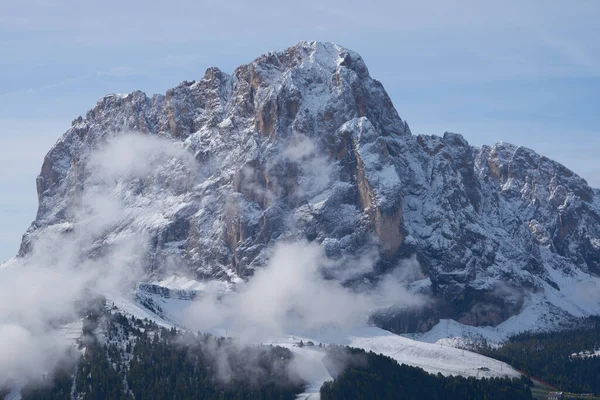 Massief Van Langkofel Sasso Lungo Andere Bergen Dolomieten Alpen Italië — Stockfoto