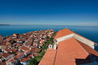 Venedik 'in eski Piran kasabası