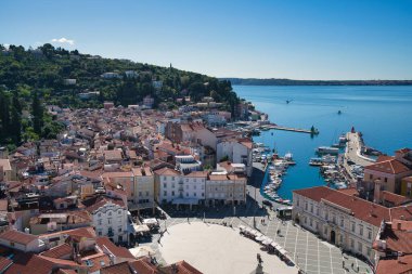 Venedik 'in eski Piran kasabası