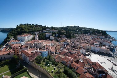 Venedik 'in eski Piran kasabası