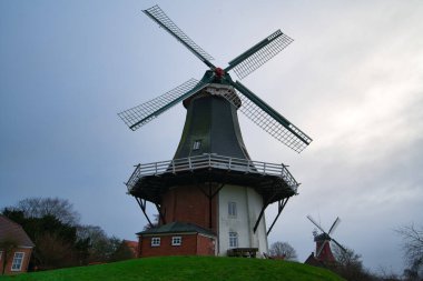 Almanya 'daki tarihi yel değirmeni
