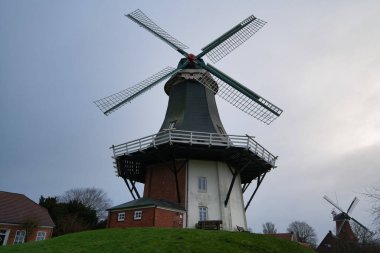 Almanya 'daki tarihi yel değirmeni