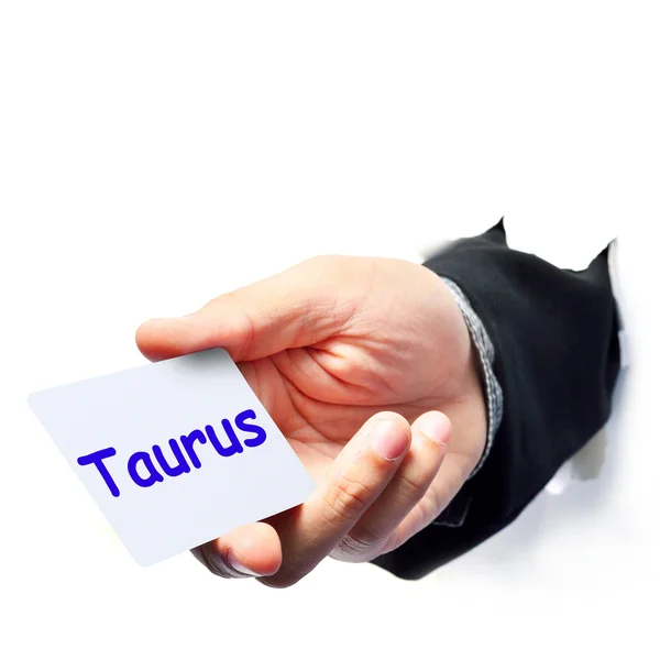 Taurus szó írása — Stock Fotó