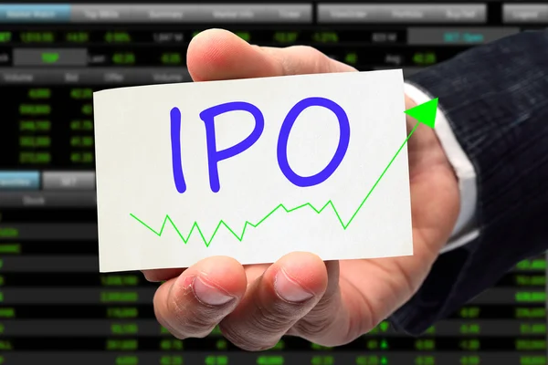 Формулировка IPO — стоковое фото