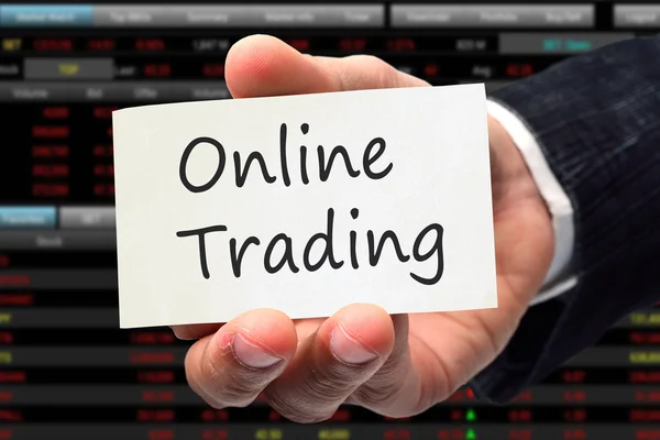 Trading online. Concetto di trading . — Foto Stock