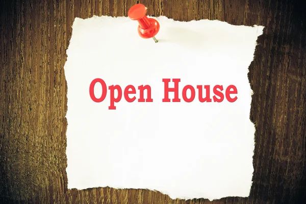 Open house — Stok Foto