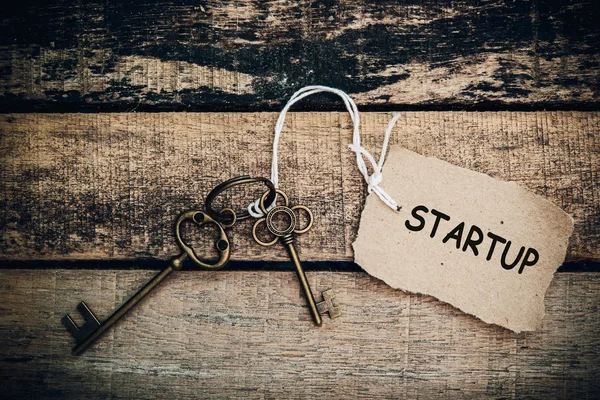 The concept of 'startup' is translated by key and silver key cha